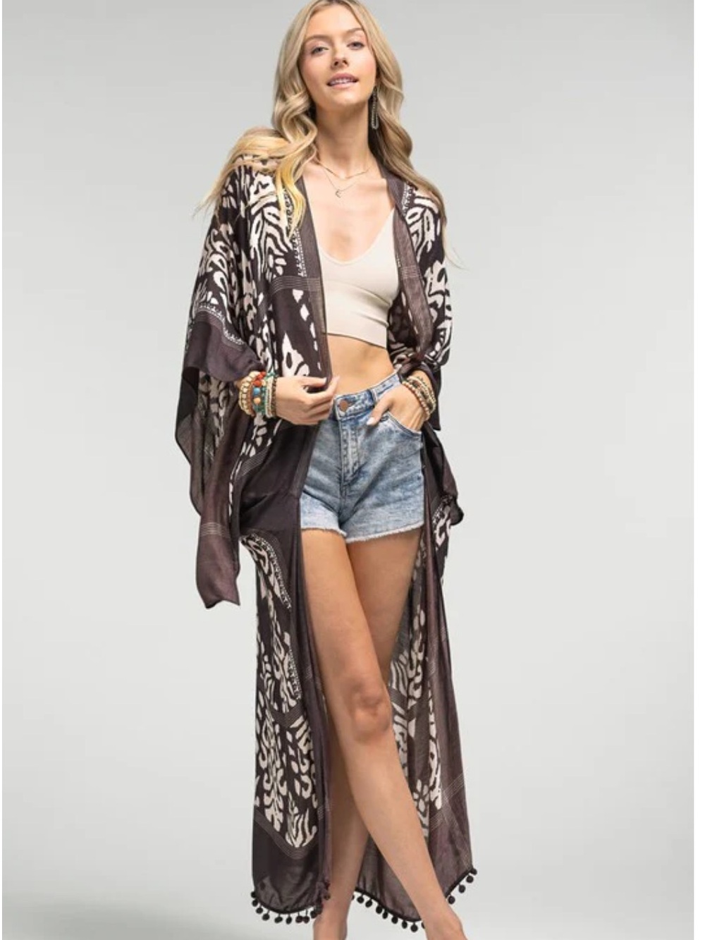 Ruggine Black Bohemian Kimono